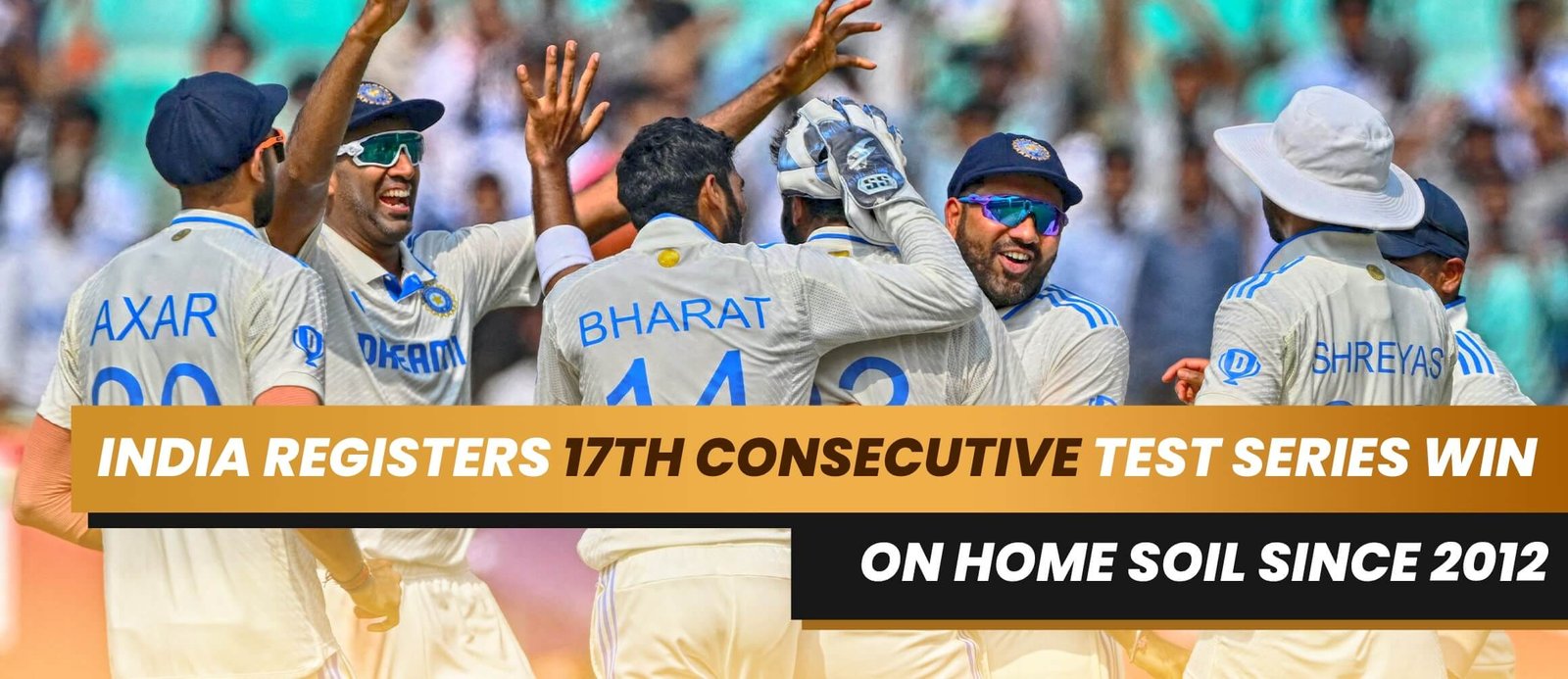 Unstoppable India: 17th Straight Test Series Home Dominance