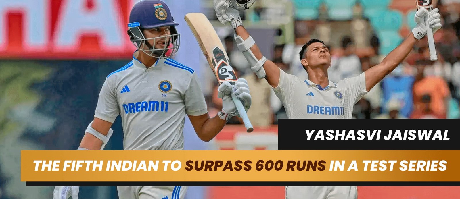 Yashasvi Jaiswal – The Fifth Indian to Surpass 600 Runs in a Test Series