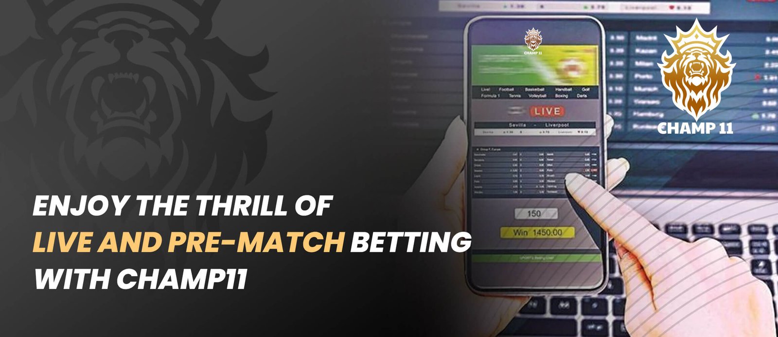 Enjoy the Thrill of Live and Pre-Match Betting with Champ11