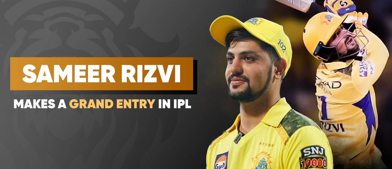 Sameer Rizvi makes a grand entry in IPL