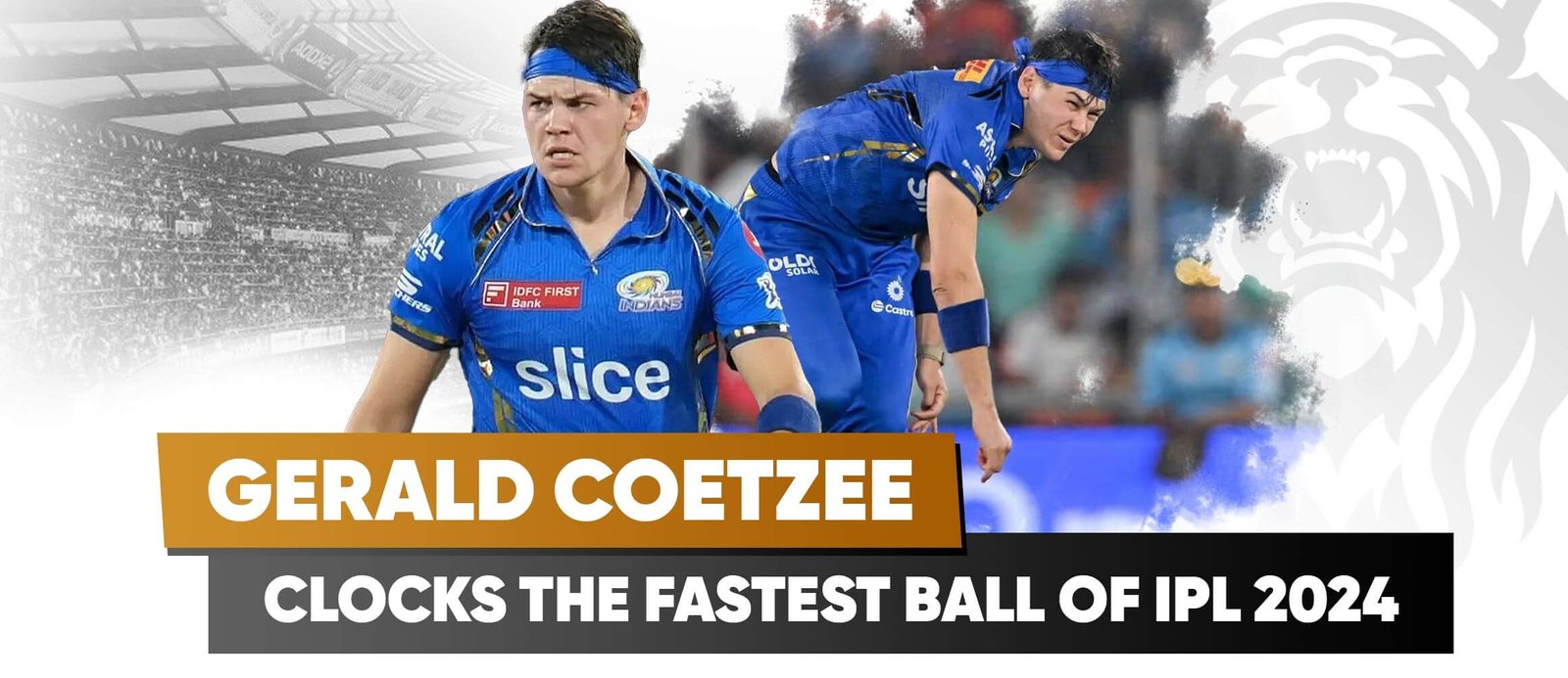 Gerald Coetzee Clocks the Fastest Ball of IPL 2024