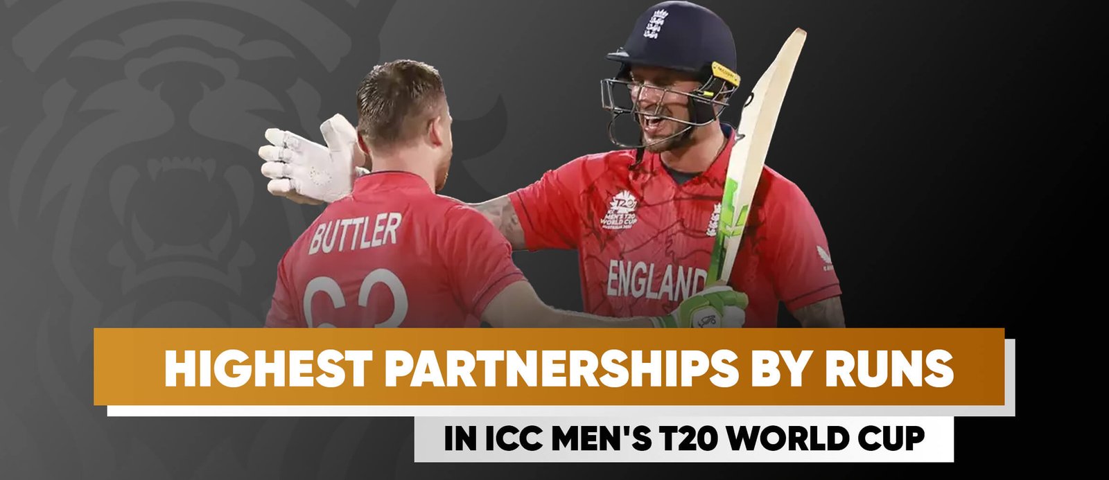 Highest partnerships by runs in ICC Men’s T20 World Cup