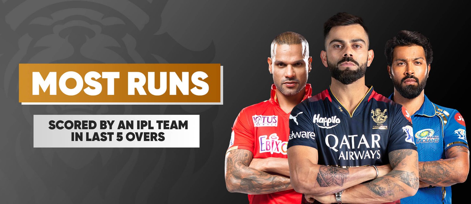 Most Runs Scored by an IPL Team In Last 5 Overs