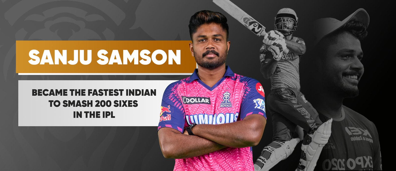 Sanju Samson Became the Fastest Indian to smash 200 Sixes in the IPL