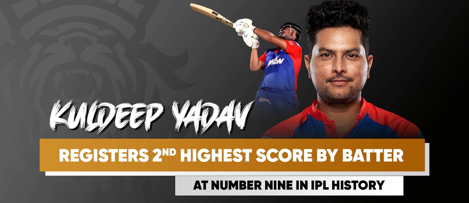 Kuldeep Yadav Registers 2nd Highest Score By Batter At Number Nine In IPL History