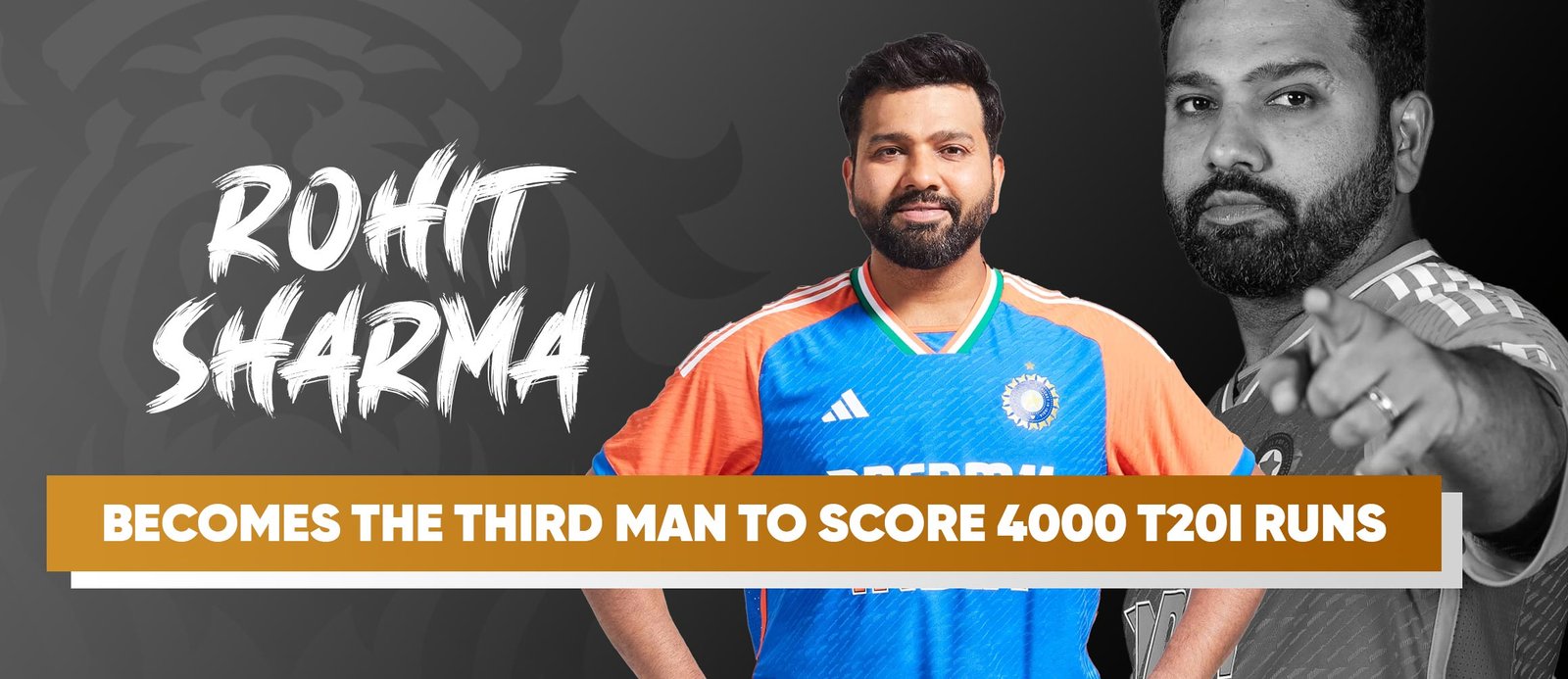 Rohit Sharma Becomes the Third Man to Score 4000 T20I Runs