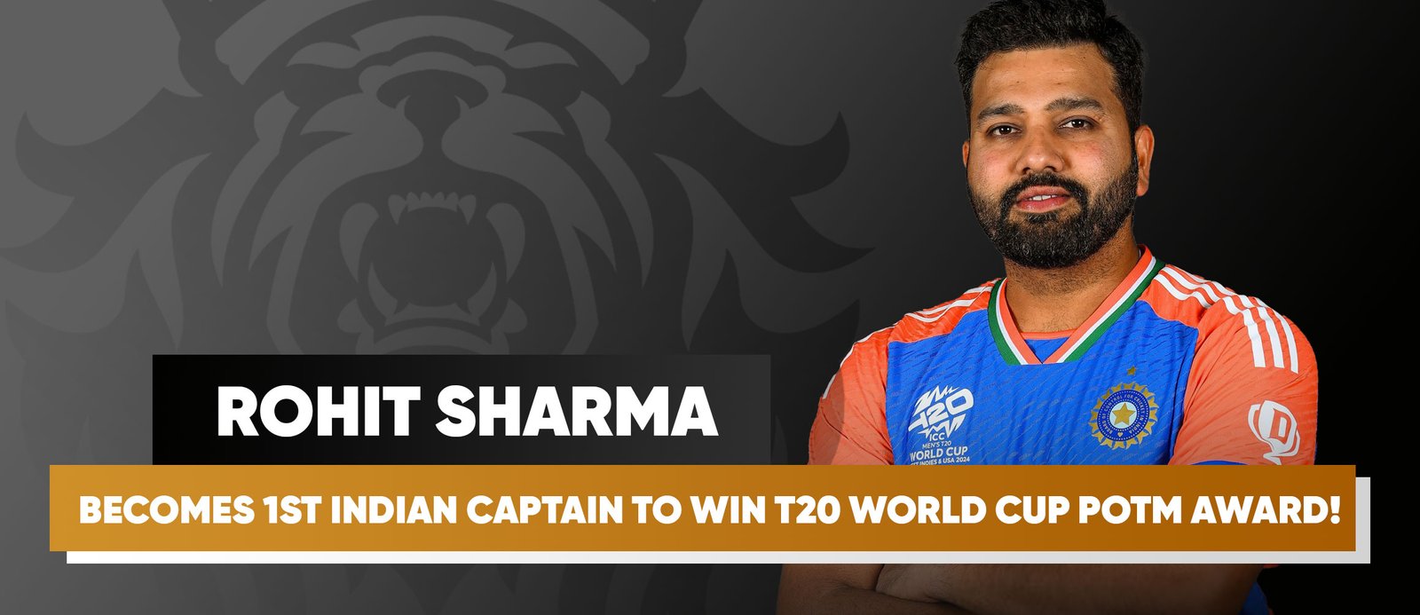 Rohit Sharma Becomes 1st Indian Captain to Win T20 World Cup POTM Award!