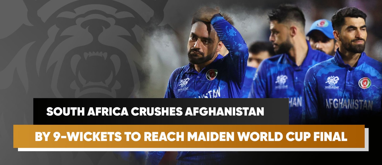 South Africa Crushes Afghanistan by 9-wickets to Reach Maiden World Cup Final