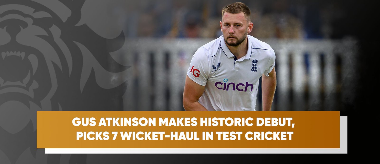 Gus Atkinson makes historic debut, Picks 7 Wicket-Haul in Test Cricket