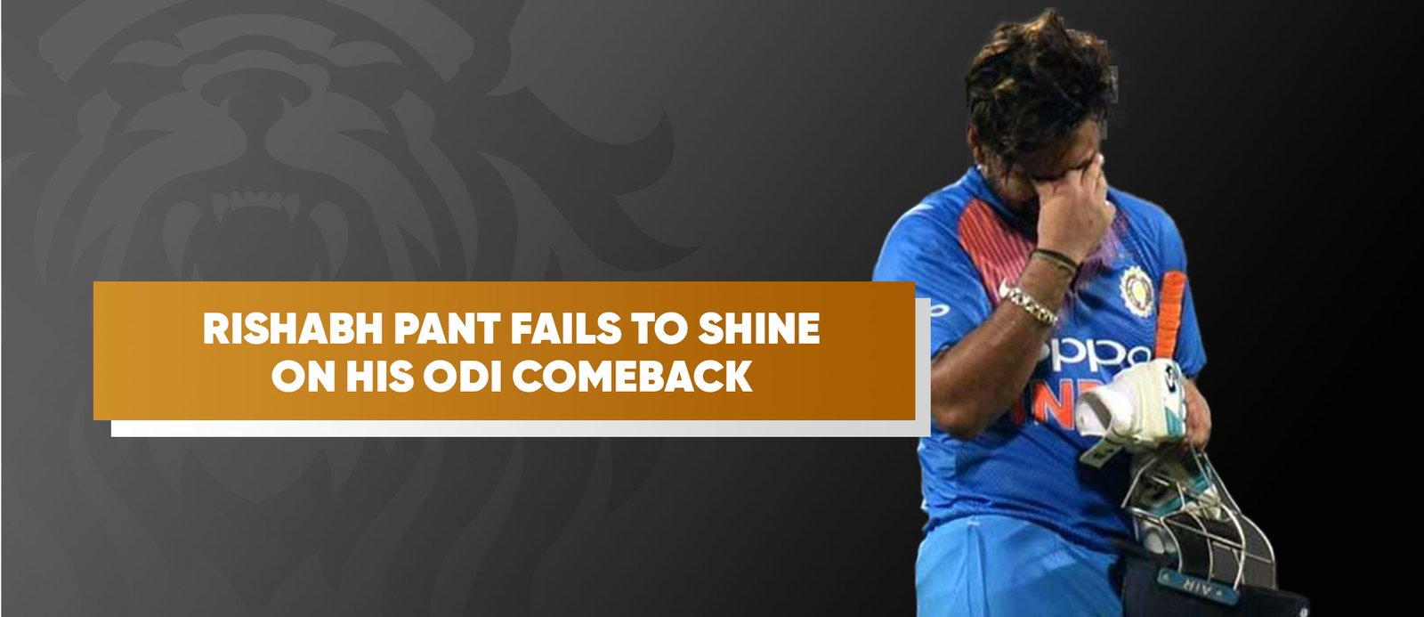 Rishabh Pant Fails to Shine on His ODI Comeback