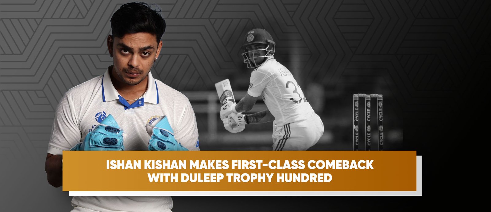 Ishan Kishan Makes First-Class Comeback with Duleep Trophy Hundred