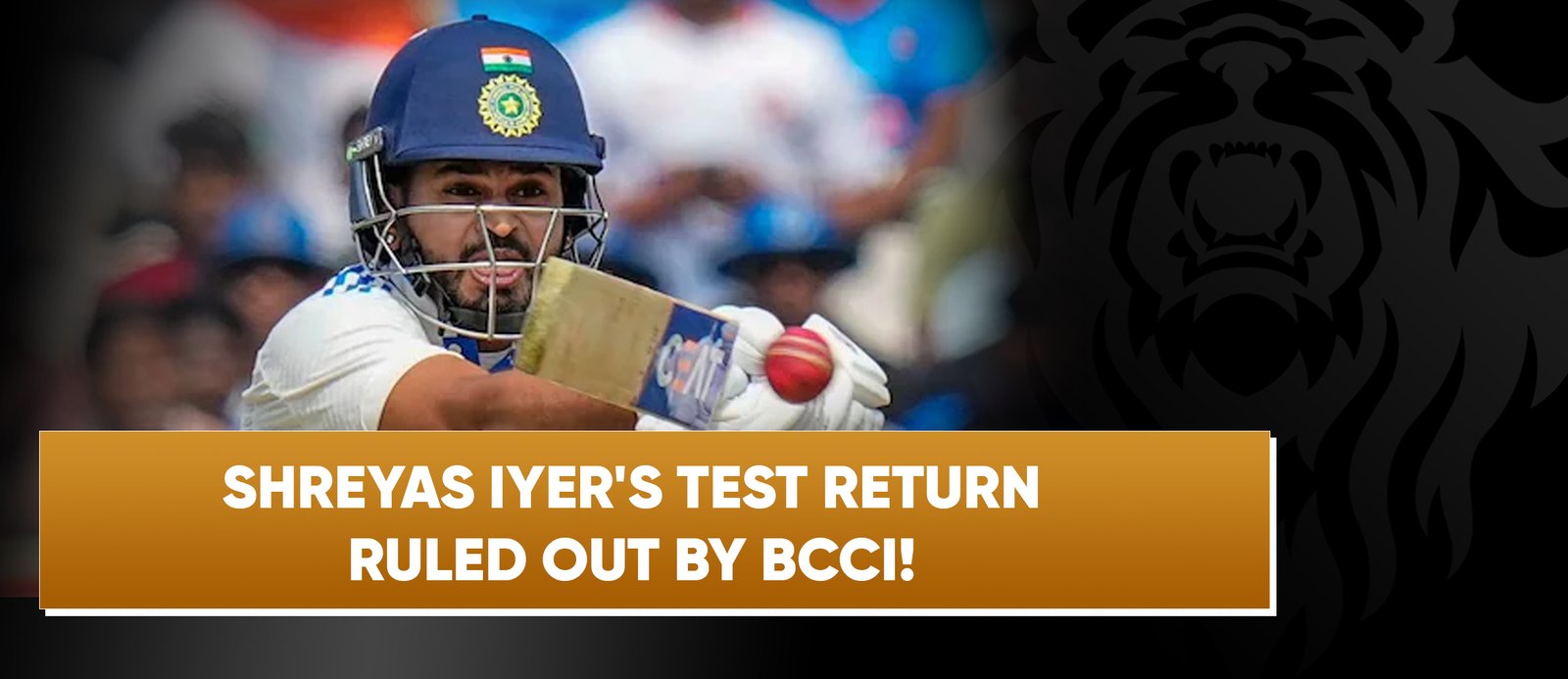 Shreyas Iyer’s Test Return Ruled Out by BCCI Amid Form Struggles