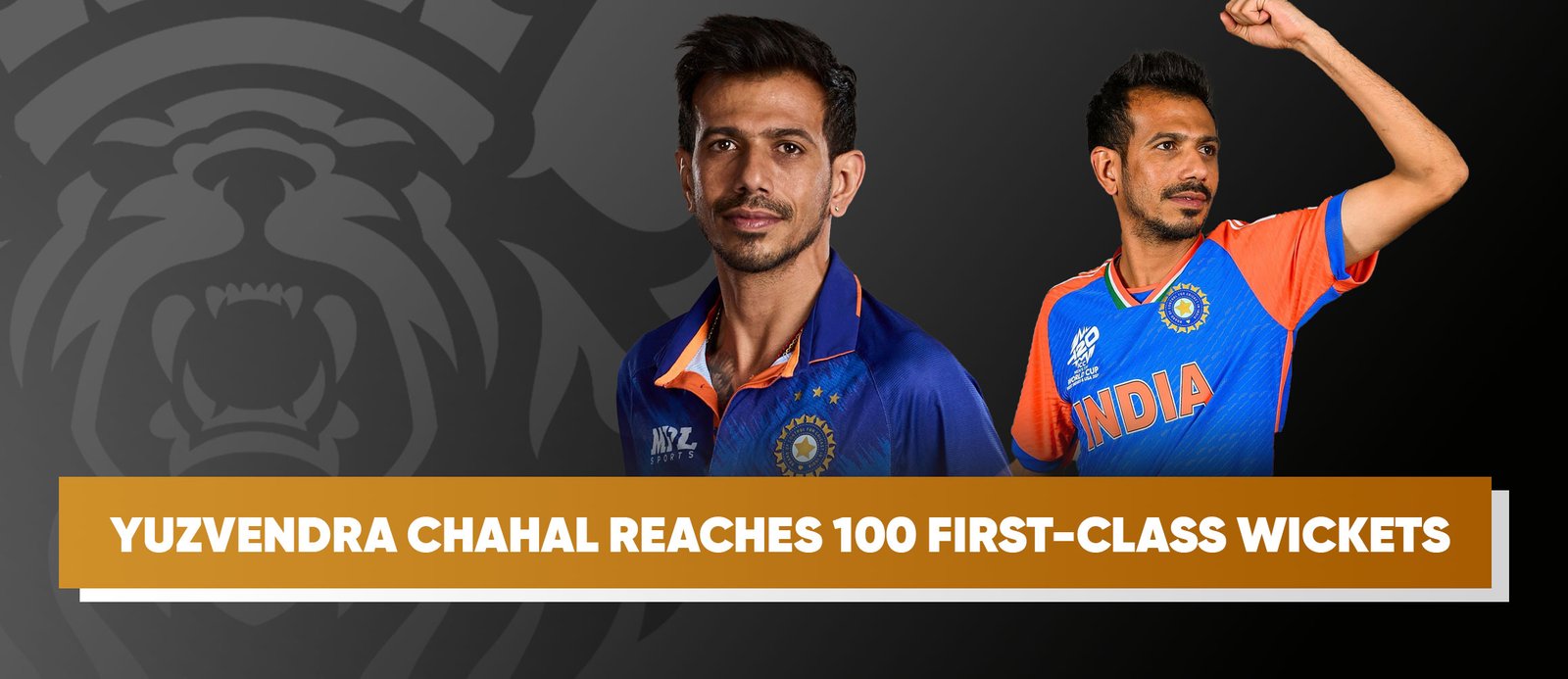 Yuzvendra Chahal Reaches 100 First-Class Wickets