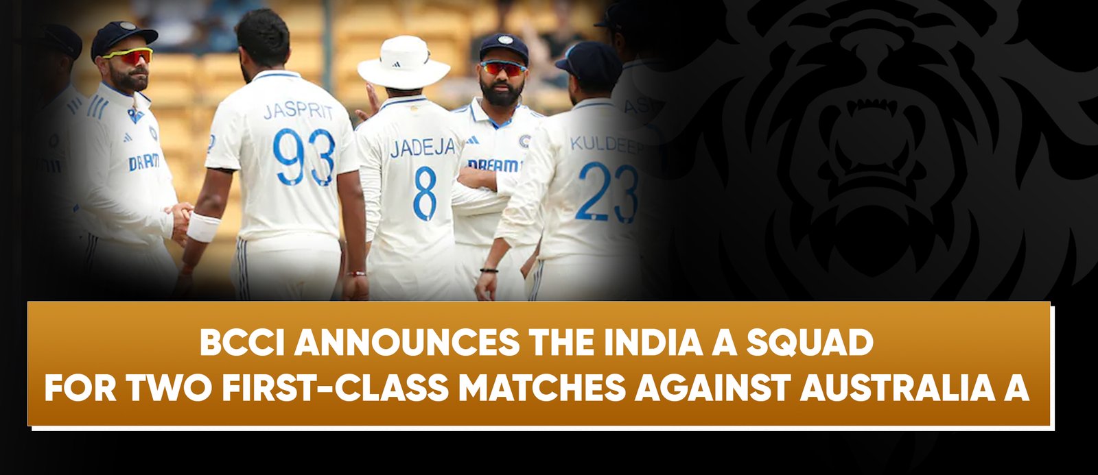 BCCI Announces India A Squad for Two First-Class Matches Against Australia A