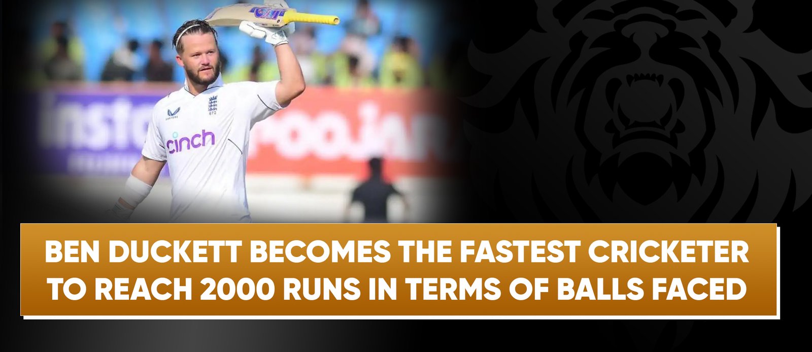 Ben Duckett Becomes the Fastest Cricketer to Reach 2000 Runs in Terms of Balls Faced