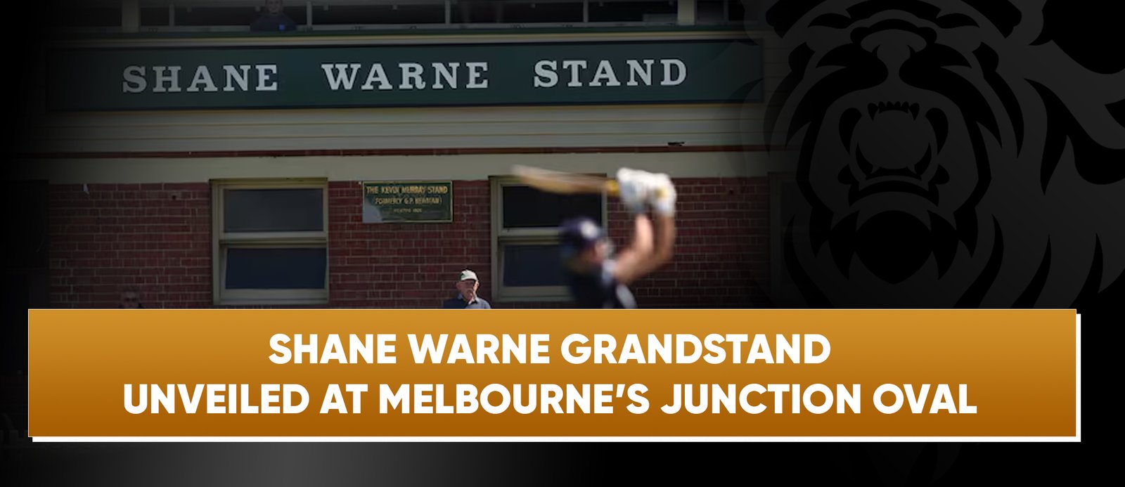 Shane Warne Grandstand Unveiled at Melbourne’s Junction Oval