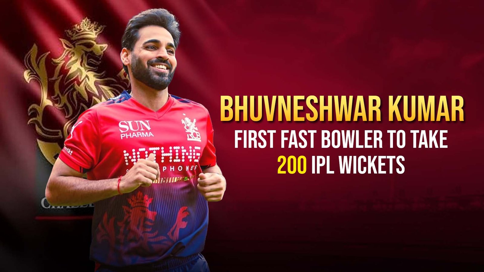 Bhuvneshwar Kumar Becomes First Fast Bowler to Take 200 IPL Wickets