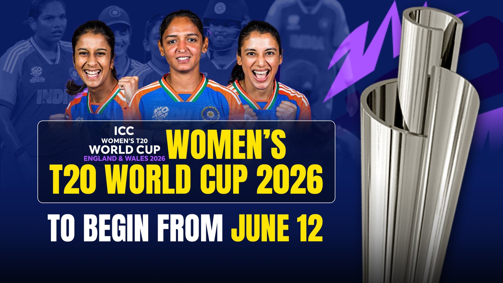 Women’s T20 World Cup 2026 To Begin From June 12