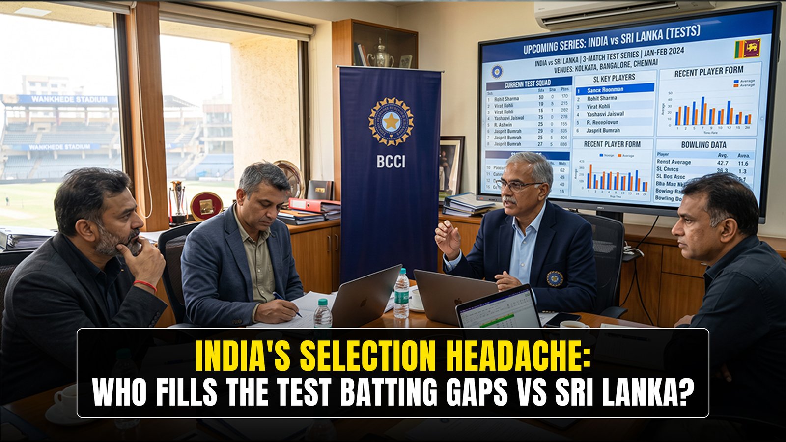 India’s Selection Headache: Who Fills the Test Batting Gaps vs Sri Lanka?