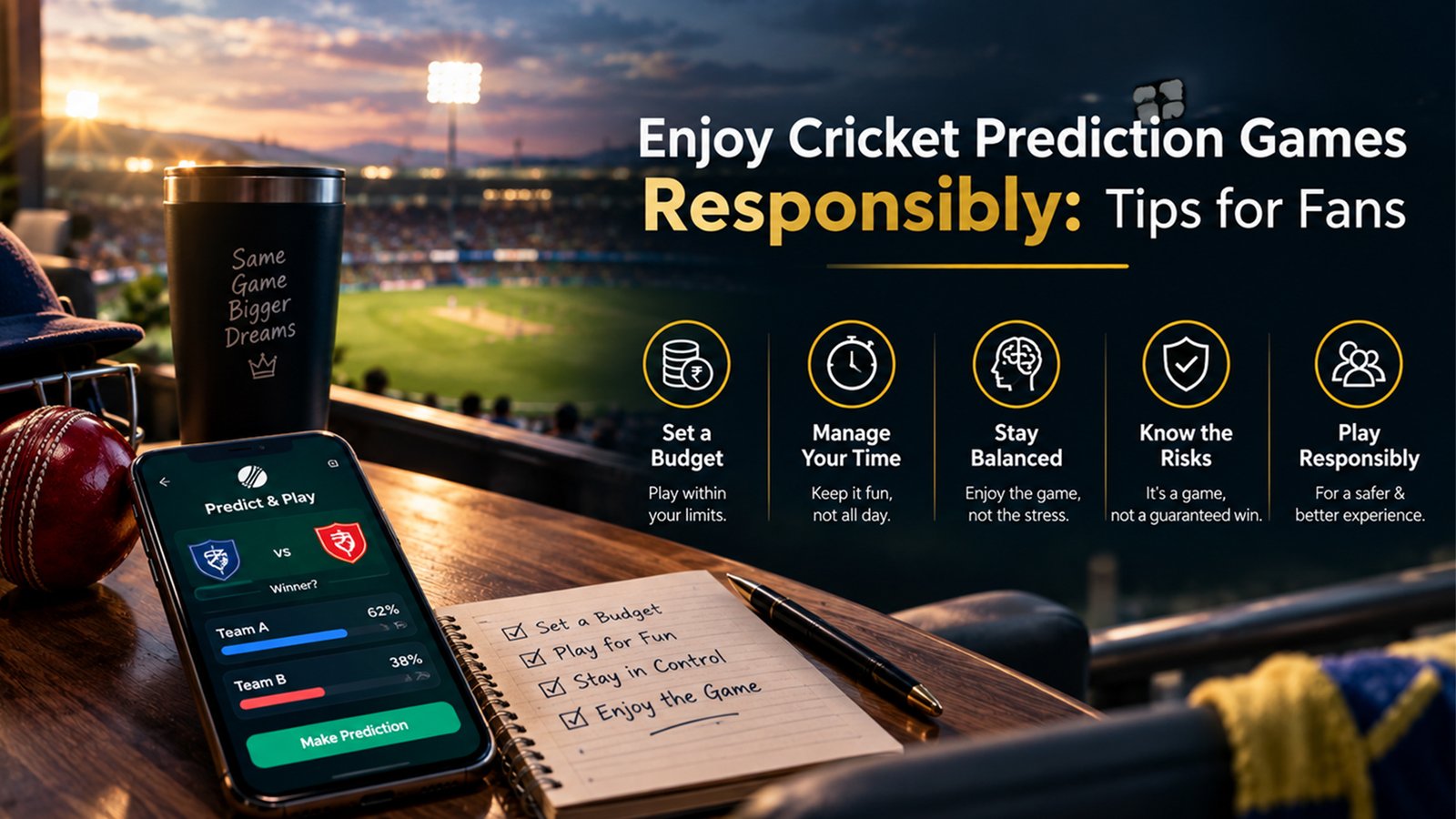 Enjoy Cricket Prediction Games Responsibly: Tips for Fans