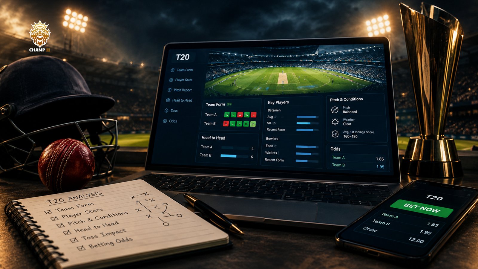 How to Analyze a T20 Cricket Match Before Betting